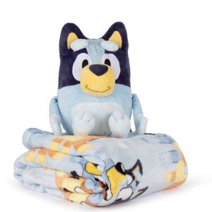Bluey Pillow and Throw Blanket • Huggerset 48" x 58" - New With Tags!